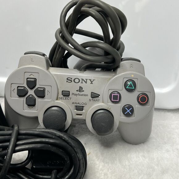 Lot Of 3 Sony PlayStation 2 Dual Shock Analog Controller For Repair/Not Working - Picture 4 of 7